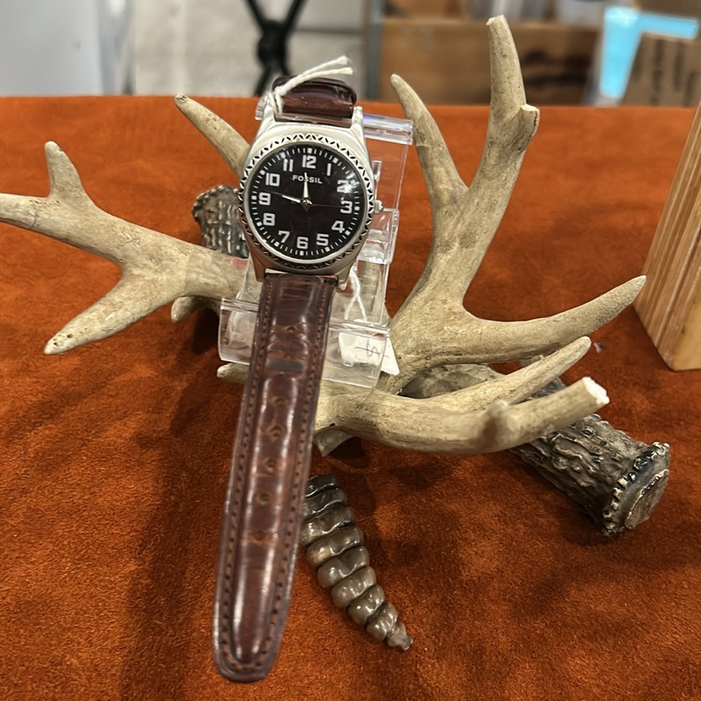Brown‎ fossil mood Watch
